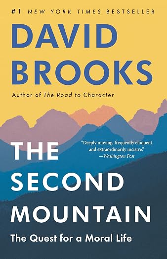 Cover of The Second Mountain by David Brooks