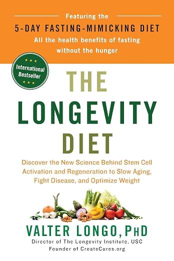 Cover of The Longevity Diet by Valter Longo, PhD